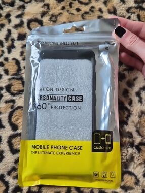 Mobile Phone Case - Silver Personality 360° Protection